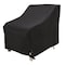 Modern Leisure Black Diamond Patio Lounge/Club Chair Cover, Waterproof, 35 in. L x 38 in. W x 31 in. H, Black 3083 - alternate 1